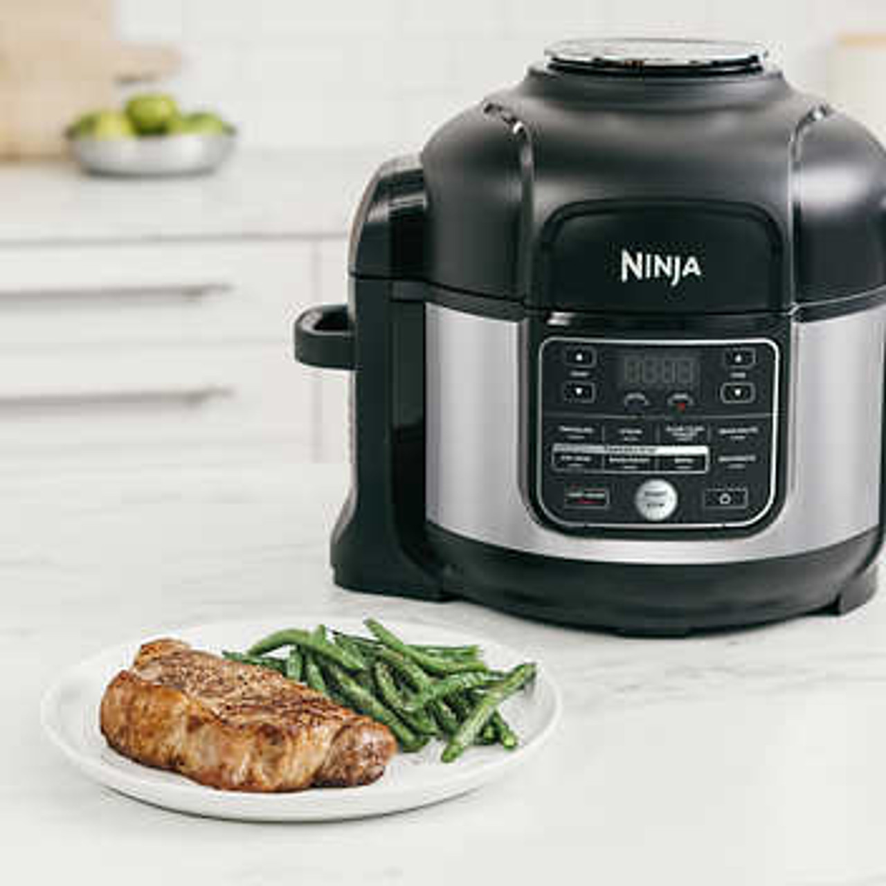 Ninja Foodi 10-in-1 Pressure Cooker Air Fryer, Multicooker, Stainless steel  6.15 L (6.5 qt)