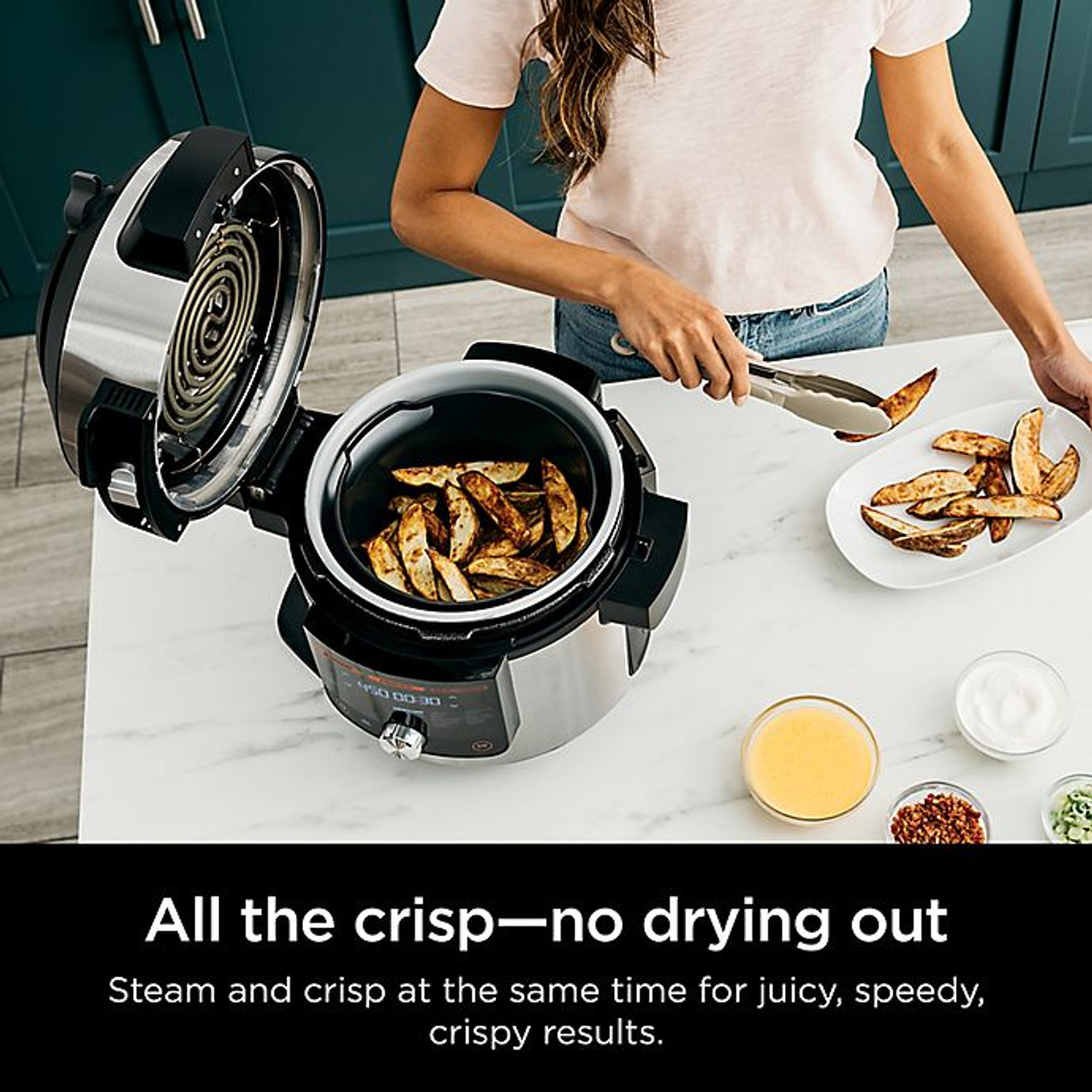 Ninja Foodi 14-in-1 XL Pressure Cooker Steam Fryer with SmartLid 8-qt