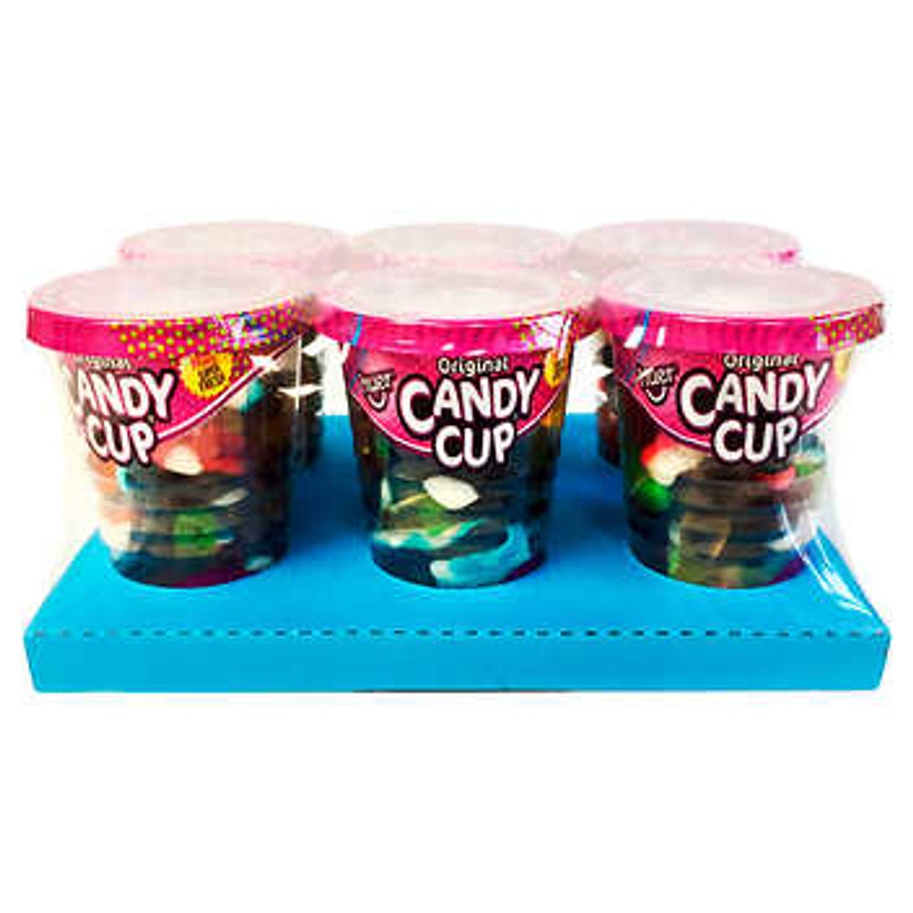 Huer Candy Cup Gummies 6 × 165 g (5.8 oz.) - Assorted Gummy Candy Delights in Convenient Cups- Chicken Pieces