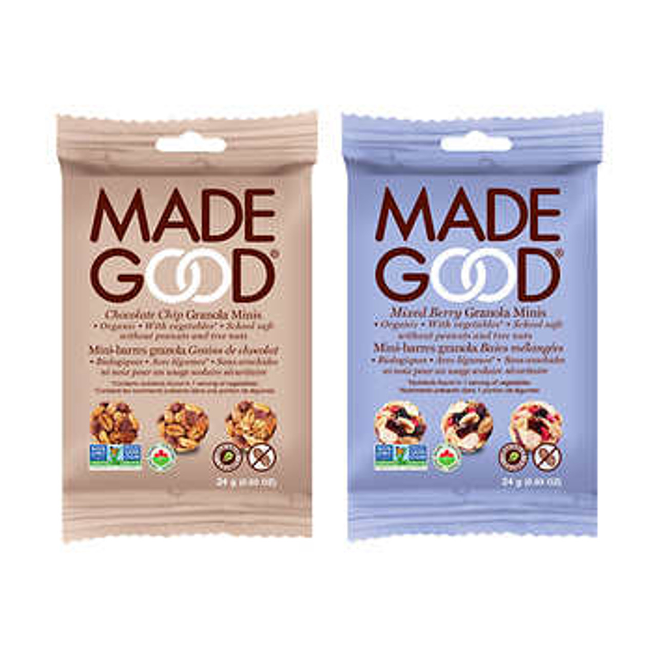 MadeGood Granola Minis - 20 Packs, 24g Each - Wholesome Snacking Delight- Chicken Pieces