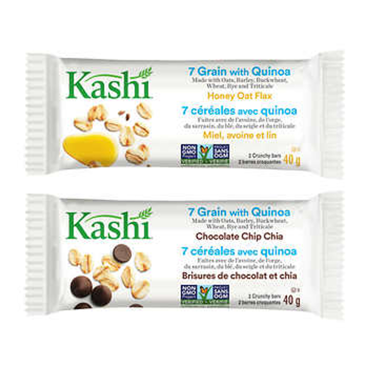 Kashi Seven Grain with Quinoa Bars - 40 Bars in Each Pack - Nutrient-Rich Snacking Choice- Chicken Pieces