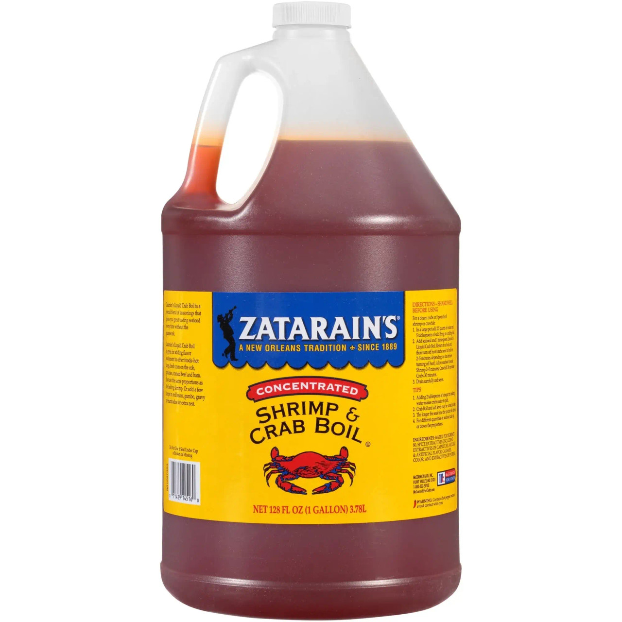 Zatarain's 1 Gallon Liquid Shrimp and Crab Boil
