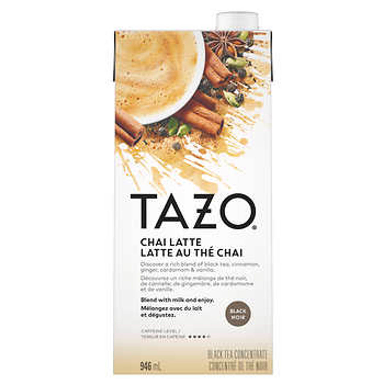 Tazo Chai Latte 1:1 Concentrate 946ml/32 fl oz- 3 Pack