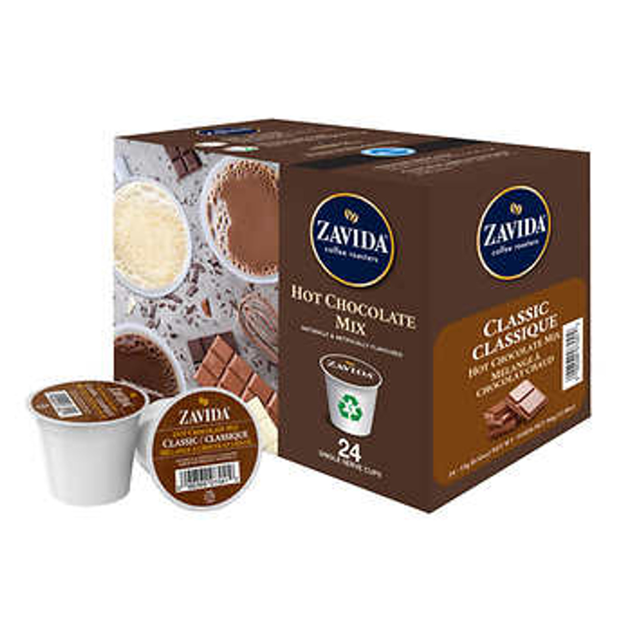 Zavida Classic Hot Chocolate Single Serve, 96-count- Chicken Pieces