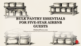 Bulk Pantry Essentials for Five-Star Airbnb Guests