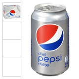 Pepsi Soft Drink, Diet Pepsi, Can | 355ML/Unit, 12 Units/Case