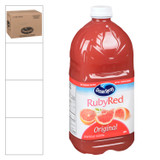 Ocean Spray Ruby Red Grapefruit Cocktail Juice, Polyethylene | 1.89L/Unit, 8 Units/Case