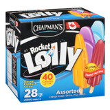 Chapman's Assorted Lolly Candy, Novelty, Rocket | 28X50ML/Unit, 4 Units/Case Chapman's Assorted Lolly Candy, Novelty, Rocket | 28X50ML/Unit, 4 Units/Case