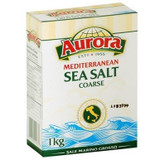 Aurora Coarse Mediterranean Sea Salt | 1KG/Unit, 12 Units/Case