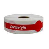 Red Tamper Evident Label, 1x7In | 250UN/Unit, 2 Units/Case