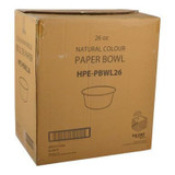 Hy Pax 26oz Kraft Paper Bowls | 300UN/Unit, 1 Unit/Case