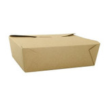 Gordon Choice GFS Natural Paper Containers, 2.5X8.5X6.25In, Bioplus #3, Ecology Friendly | 50UN/Unit, 4 Units/Case
