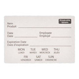 Gordon Choice GFS 2 X 3In Dissolvable Food Rotation Labels, Bilingual | 250UN/Unit, 24 Units/Case