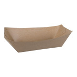 Bagcraft Food Trays, Paper Grease Resist Natural 3Lb | 500UN/Unit, 1 Unit/Case