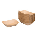 Bagcraft Food Trays, Paper Grease Resist Natural 1/2Lb | 1000UN/Unit, 1 Unit/Case