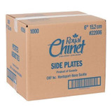 Royal Chinet 6In White Biodegradable Paper Plates, Chinet | 1000UN/Unit, 1 Unit/Case