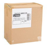 Stone Straw 6In Black Paper Cocktail Straws, Unwrapped | 500UN/Unit, 4 Units/Case