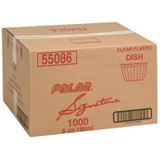 Polar 6oz Clear Plastic Food Dessert Dishes | 50UN/Unit, 20 Units/Case