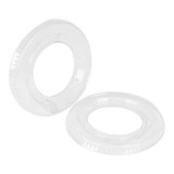 Pactiv Clear Plastic Flat Lids, For 1.5-2.5oz Portion Cup | 100UN/Unit, 24 Units/Case