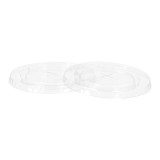 Pactiv Clear Plastic Flat Lids, With Slot For Straw For 32oz Cup | 75UN/Unit, 13 Units/Case