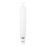 Eco Products 12oz Paper Hot Drink Cups, Greenstripe, Ecology Friendly | 1000UN/Unit, 1 Unit/Case