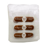 Hy Pax Small Plastic Portion Bags, 7.5 X 6.5In, Thursday | 2000UN/Unit, 1 Unit/Case