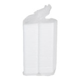 Gordon Choice GFS  1 Compartment Hinged White Foam Containers, Smartlock, 8.75 X 5.5 X 3In | 220UN/Unit, 1 Unit/Case