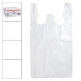 Gordon Choice GFS  White Plastic T-Shirt Bags, 11 X 6 X 20In | 1000UN/Unit, 1 Unit/Case