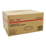 Gordon Choice GFS  9In White Paper Plates, Microwave and Freezer Safe, Bagasse, Ecology Friendly | 125UN/Unit, 4 Units/Case