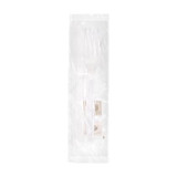 Gordon Choice GFS  White Plastic Cutlery Kits, 5 Piece, Fork, Knife, Napkin, Salt, Pepper | 500UN/Unit, 1 Unit/Case