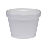 DART 4oz White Foam Containers | 1000UN/Unit, 1 Unit/Case