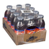 Snapple Peach Iced Tea, Drink Glass | 473ML/Unit, 12 Units/Case