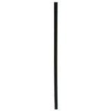 Stone Straw Plastic Straws, Super Cocktail Black 8In | 2500/Case
