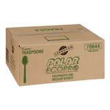 Polar White Biodegradable Plastic Tea Spoons, Ecology Friendly, Cutlery | 1UN/Unit, 1000 Units/Case