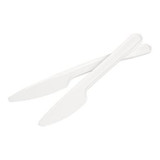 Polar White Biodegradable Plastic Knives, Ecology Friendly, Cutlery | 1UN/Unit, 1000 Units/Case
