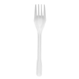 Polar White Polypropylene Plastic Forks, Medium Weight, Cutlery | 1000UN/Unit, 1 Unit/Case