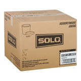 Solo 12oz Paper Hot/Cold Containers, With Lid, Symphony Design | 250UN/Unit, 1 Unit/Case
