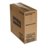 Solo Black Plastic Dome Lids, For 10-24oz Hot Cup, With Hole | 1000UN/Unit, 1 Unit/Case