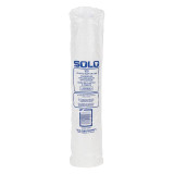 Solo Clear Plastic Flat Lids, For 2.5oz/3.5oz Portion Cup | 2500UN/Unit, 1 Unit/Case