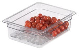 Cambro 1/2 Size Clear Plastic Drain Insert Shelf | 1UN/Unit, 1 Unit/Case