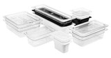 Cambro 4In Deep Clear Plastic 1/3 Size Insert Pan | 1UN/Unit, 1 Unit/Case