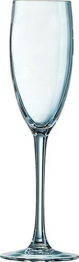 Arcoroc 5.75oz Glass Cabernet Champagne Flutes | 24UN/Unit, 1 Unit/Case