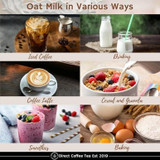 Oatly Barista Blend Oat Milk  946mL - Plant-Based, Dairy-Free, Vegan, Nut-Free, Shelf-Stable -12/CASE