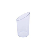 Clear 3oz Diminutive Flasket Plastic Disposable Dessert Cups (600/Case)