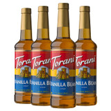 Torani Vanilla Bean Syrup, 25.4 Ounces With Pumps Bundle (Pack of 4) Torani Vanilla Bean Syrup, 25.4 Ounces With Pumps Bundle (Pack of 4)