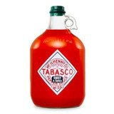 Tabasco Original Red Hot Sauce 1 Gallon Glass Bottle
