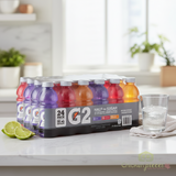 GATORADE G2 Clubpack Sports Drink - Light Hydration Variety Pack | 591ml Bottles- 24/Case