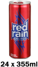 Red Rain Energy Drink Case Pack 355ml (24/Case)