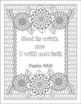 Chicken Pieces Bible Verse Digital Coloring Book 40 Pages 