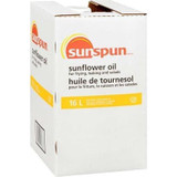 SUNSPUN Sunflower Oil Bulk Food Service 16 L/35 Lbs